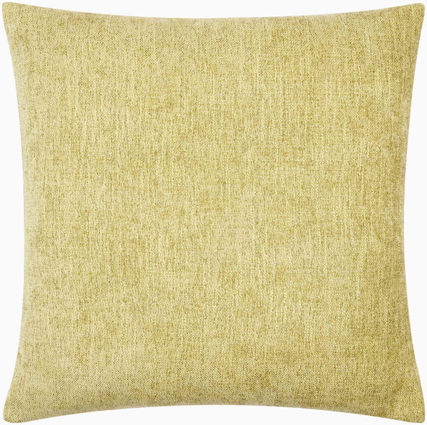 Surya Puako Contemporary 18" Accent Pillow - Stylish Polyester Blend For Elegant Home Decor & Comfort Lemon Chiffon Polyester,Polyester,Polyester,Polyfill Puk008-1818