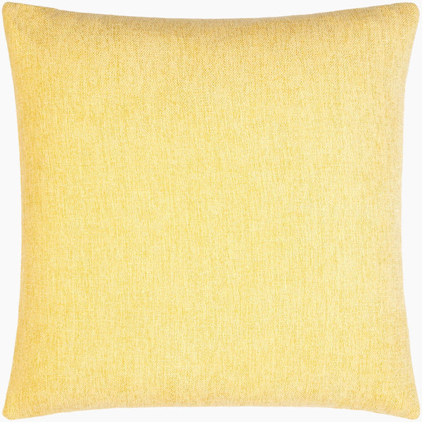 Surya Puako Contemporary 18" Accent Pillow - Stylish Polyester Blend For Elegant Home Decor & Comfort Sunshine Yellow Polyester,Polyester,Polyester,Polyfill Puk009-2222