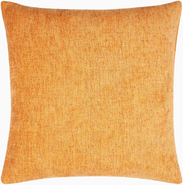 Surya Puako Contemporary 18" Accent Pillow - Stylish Polyester Blend For Elegant Home Decor & Comfort Amber Polyester,Polyester,Polyester,Polyfill Puk010-1818