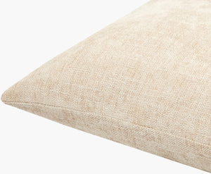 Surya Puako Contemporary 18" Accent Pillow - Stylish Polyester Blend For Elegant Home Decor & Comfort Beige Polyester,Polyester,Polyester,Polyfill Puk012-1818