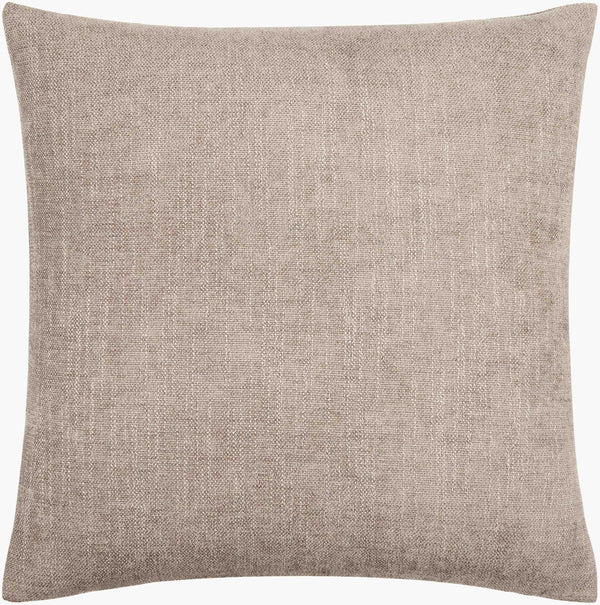 Surya Puako Contemporary 18" Accent Pillow - Stylish Polyester Blend For Elegant Home Decor & Comfort Beige Polyester,Polyester,Polyester,Polyfill Puk013-1818