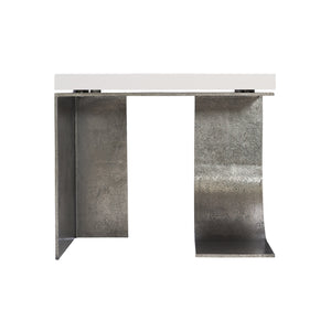 Bernhardt Bernhardt Catalina Sculptural Bunching Table With Hovering White Plaster Maple Top & Textured Graphite Base 301155