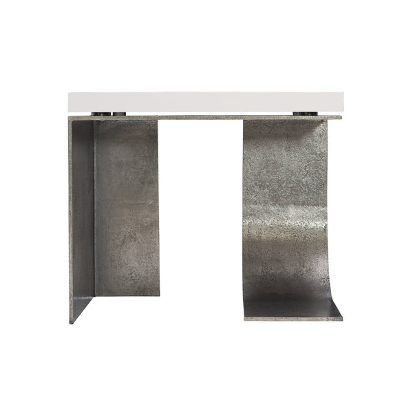 Bernhardt Bernhardt Catalina Sculptural Bunching Table With Hovering White Plaster Maple Top & Textured Graphite Base 301155