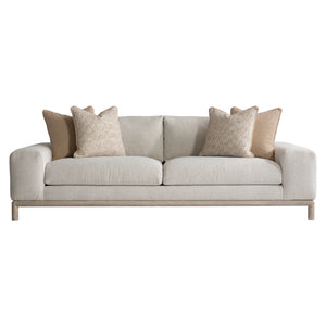 Bernhardt Hadley Fabric Sofa White,Cream Fabric P6287A