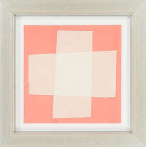 Surya Framed Art Wall Decor 26"H X 26"W - Modern Design For Stylish Home Revitalization Main, Pink Paper Pul1002-2626