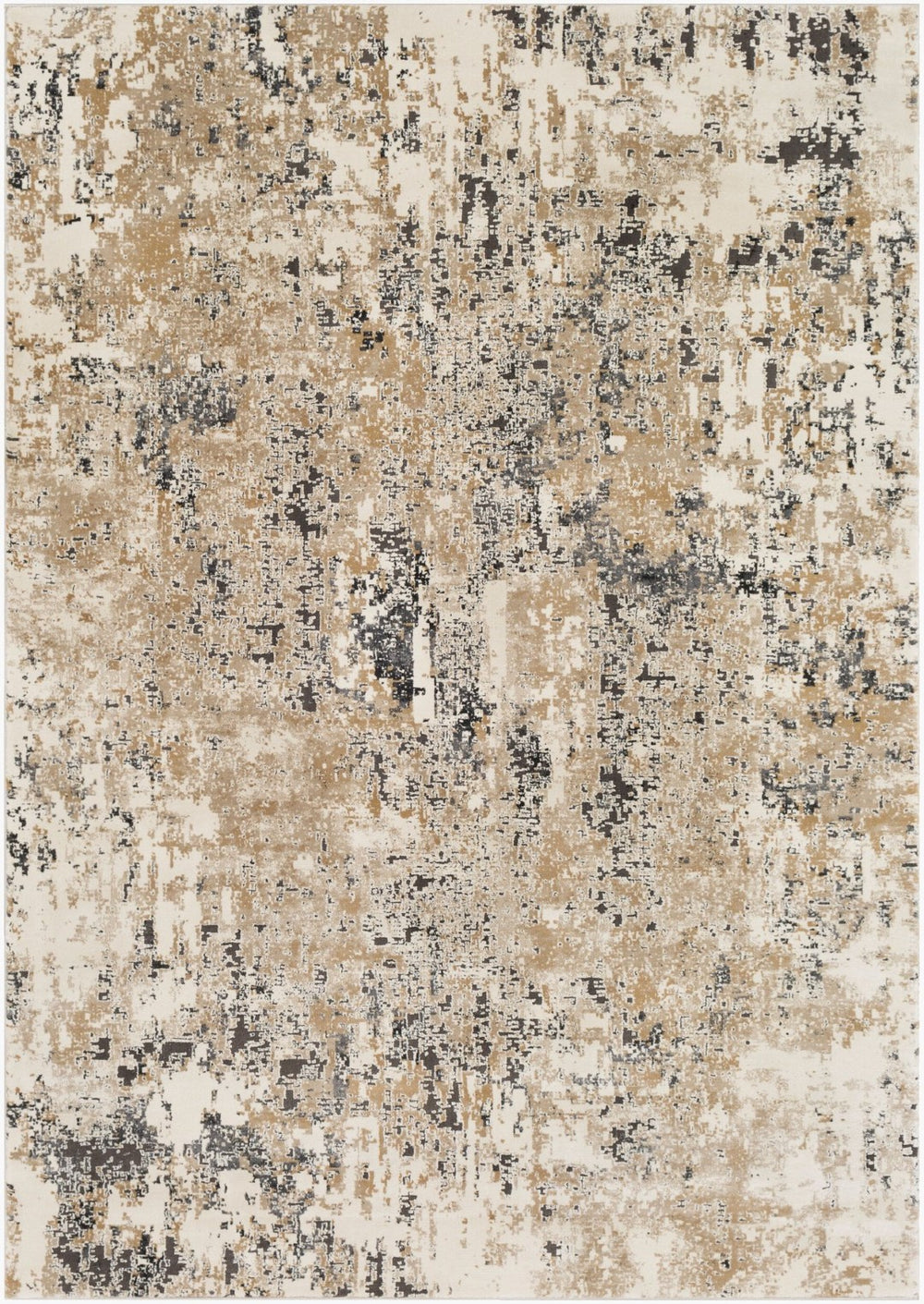 Livabliss Pune Machine Woven Area Rug High Low Pile Polypropylene Entryway Accent Light Beige, Ta 6'7" x 9'6" PUN2300-6796
