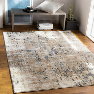 Livabliss Pune Machine Woven Area Rug High Low Pile Polypropylene Entryway Accent Light Beige, Ta 6'7" x 9'6" PUN2300-6796