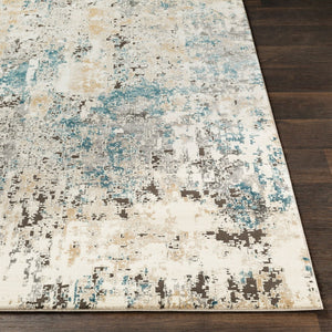 Livabliss Pune High Low Pile Area Rug Machine Woven Textural Neutral for Living Dining Rooms Charcoal, Light 8'10" x 12'4" PUN2301-93123