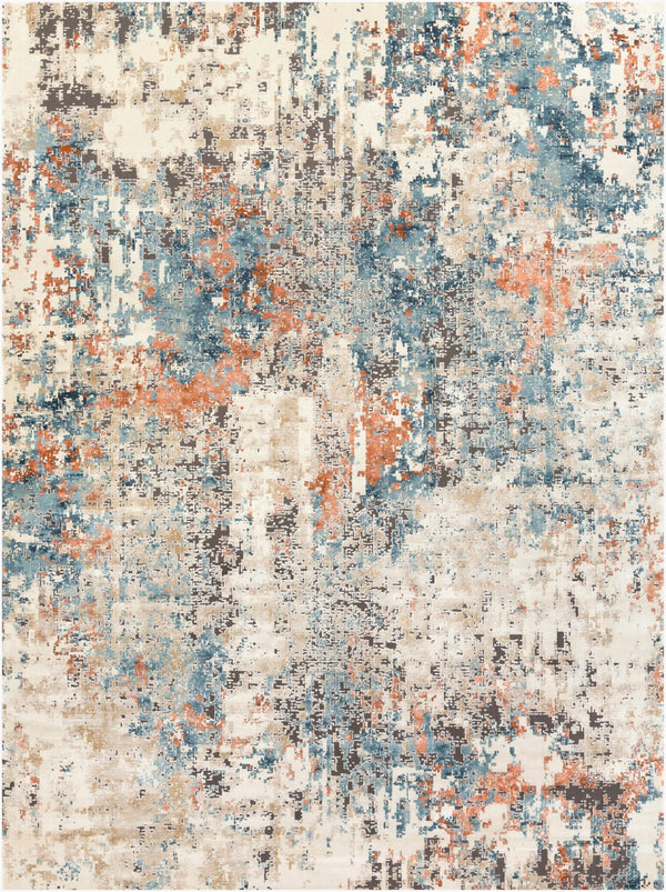 Livabliss Pisa Machine Woven Rug - Global-inspired Elegance For Eclectic Home Decor, Durable And Stylish Addition Deep Teal,Sky Blue,Light Beige,Tan,Dark Brown,Burnt Orange Polypropylene,Polyester Pun2302-710103