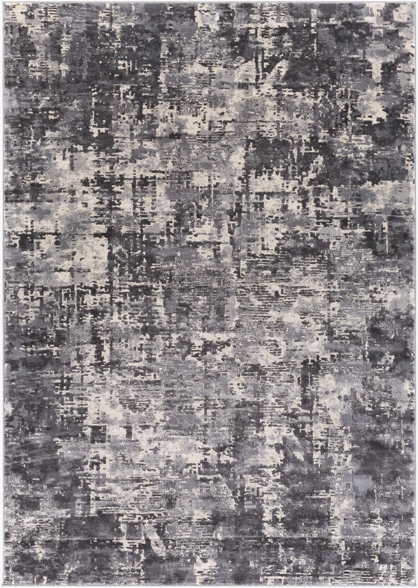 Livabliss Pisa Machine Woven Rug - Global-inspired Elegance For Eclectic Home Decor, Durable And Stylish Addition Charcoal,Black,Light Beige,Gray Polypropylene,Polyester Pun2304-5373