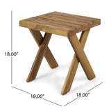 Christopher Knight Home® - Noble House - Eaglewood Outdoor Acacia Wood Side Table