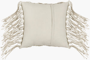 Surya Punta Bohemian Lumbar Pillow - 14"L X 22"W Cotton With Intricate Embroidery For Global Style Decor Seafoam Cotton,Cotton Put001-1422d