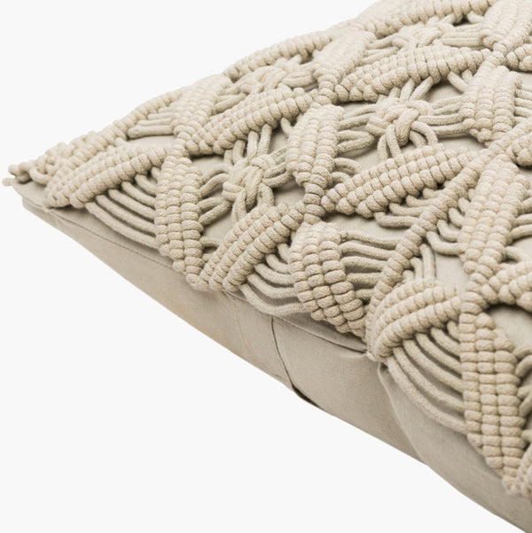 Surya Punta Bohemian Lumbar Pillow - 14"L X 22"W Cotton With Intricate Embroidery For Global Style Decor Seafoam Cotton,Cotton Put001-1422d