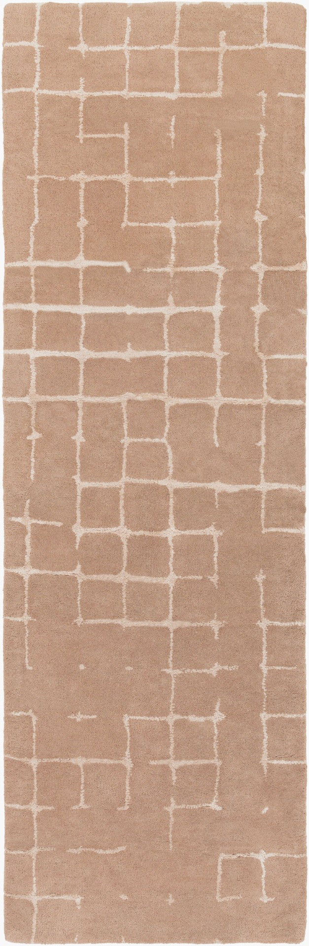 Surya Pursuit Hand Tufted Wool Runner Rug for Hallways Entryways Modern Artisan Style PUT6001-268