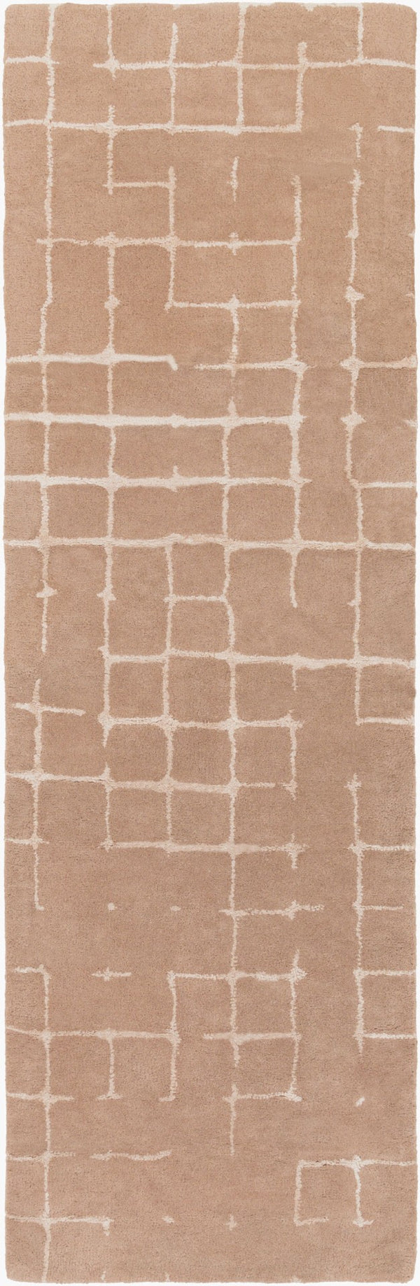 Surya Pursuit Hand Tufted Wool Runner Rug for Hallways Entryways Modern Artisan Style PUT6001-268
