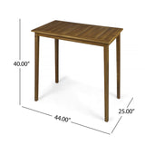 Christopher Knight Home® Noble House Wood Rectangle Bar Table