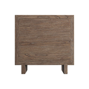 Bernhardt Bernhardt Playa Paros Nightstand With Soft-Close Drawers, Usb Charging, Cast Metal Pulls, Rustic-Modern Finish 317230
