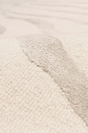 Pasargad Home Edgy Collection Hand-tufted Ivory Area Rug For Modern Elegance In Any Room   Pvcsk-03 8x10