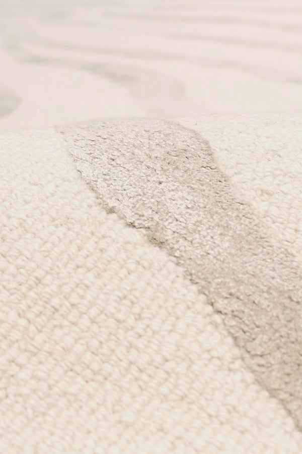 Pasargad Home Edgy Collection Hand-tufted Ivory Area Rug For Modern Elegance In Any Room   Pvcsk-03 8x10