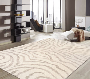 Pasargad Home Edgy Collection Hand-tufted Ivory Area Rug For Modern Elegance In Any Room   Pvcsk-03 8x10