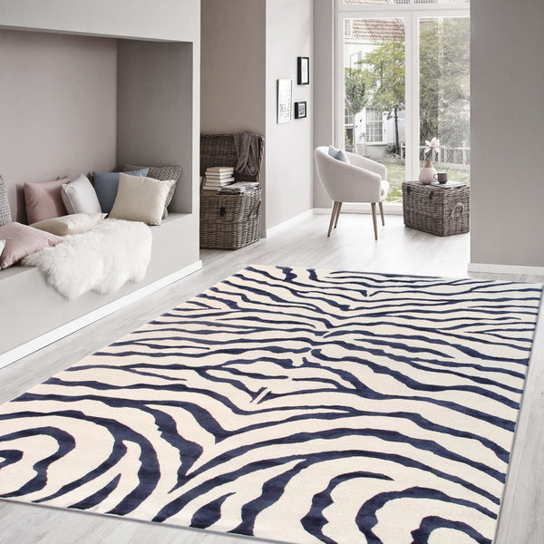 Pasargad Home Edgy Collection Hand-tufted Ivory Area Rug For Modern Elegance In Any Room   Pvcsk-04 8x10