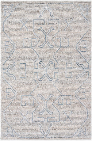 Livabliss Provence Handmade Recycled Pet Accent Rug Eco Friendly Woven Texture for Entryways Pewter, Sky Blu 8' x 10' PVE2300-810