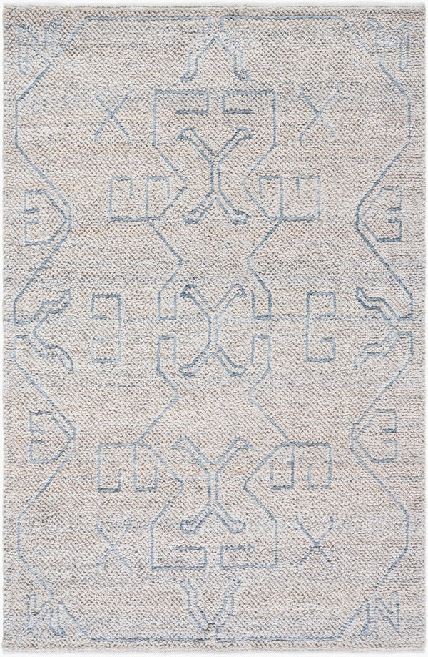 Livabliss Provence Handmade Recycled Pet Accent Rug Eco Friendly Woven Texture for Entryways Pewter, Sky Blu 8' x 10' PVE2300-810