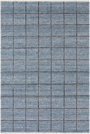 Livabliss Pune Area Rug - Luxurious Machine Woven Design For High Traffic Spaces, Easy Care & Timeless Style Slate Blue,Charcoal,Steel Grey Recycled Pet Yarn Pve2302-23