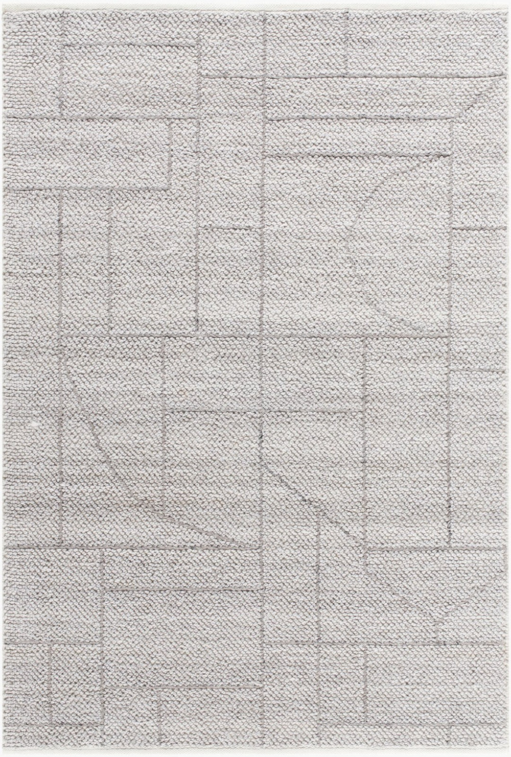 Livabliss Provence Handwoven Recycled Pet Accent Rug for Entryway Patio or Bathroom Decor Slate Gray, Cha 8' x 10' PVE2303-810