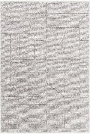 Livabliss Provence Handwoven Recycled Pet Accent Rug for Entryway Patio or Bathroom Decor Slate Gray, Cha 8' x 10' PVE2303-810