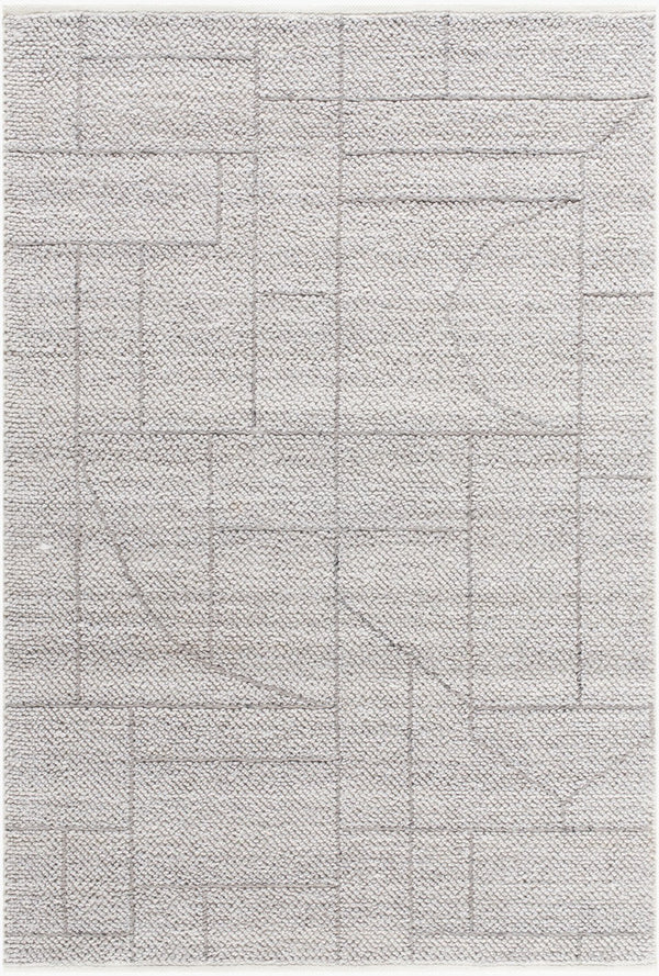 Livabliss Provence Handwoven Recycled Pet Accent Rug for Entryway Patio or Bathroom Decor Slate Gray, Cha 8' x 10' PVE2303-810
