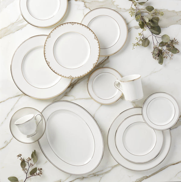 Lenox Federal Platinum 5-Piece Place Setting White, WHITE PORCELAIN 100291602