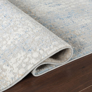 Pasargad Exquisite Turkish Stella Collection Beige and Light Grey Area Rug for Elegant Interiors