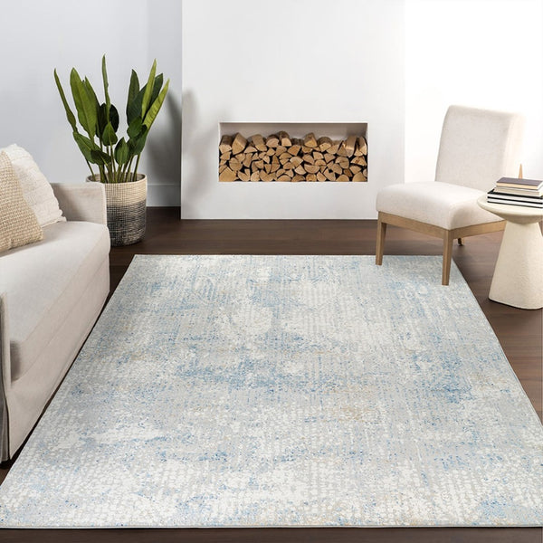 Pasargad Exquisite Turkish Stella Collection Beige and Light Grey Area Rug for Elegant Interiors