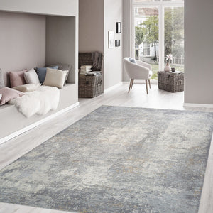Pasargad Home Turkish Stella Grey Modern Area Rug - Elevate Your Space With Timeless Elegance   Pvha-44 9x12
