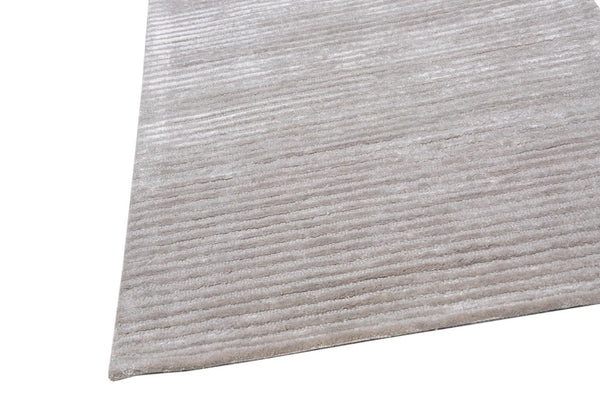 Pasargad Home Edgy Collection Hand-tufted Ivory Area Rug For Modern Elegance In Any Room   Pvny-11 Rnr 2.6x10