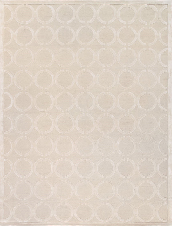 Pasargad Home Edgy Collection Hand-tufted Ivory Area Rug For Modern Elegance In Any Room   Pvny-19 12x15