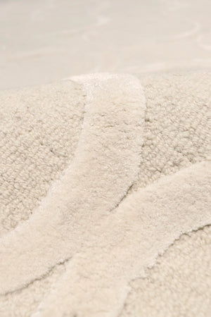 Pasargad Home Edgy Collection Hand-tufted Ivory Area Rug For Modern Elegance In Any Room   Pvny-19 12x15