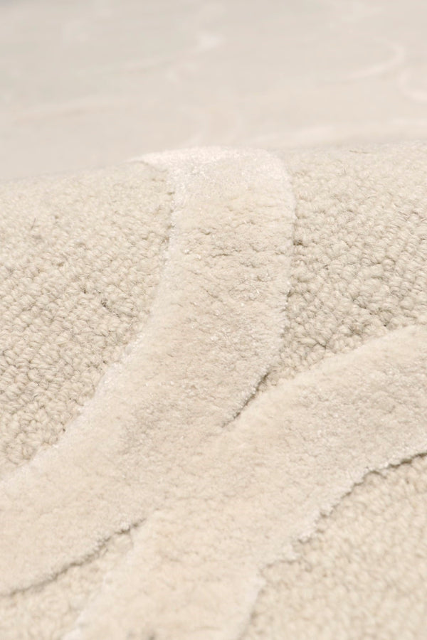 Pasargad Home Edgy Collection Hand-tufted Ivory Area Rug For Modern Elegance In Any Room   Pvny-19 12x15