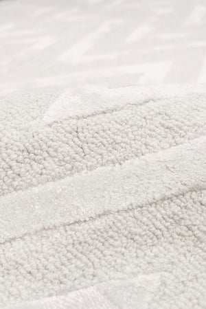 Pasargad Home Edgy Collection Hand-tufted Ivory Area Rug For Modern Elegance In Any Room   Pvny-20 9x12