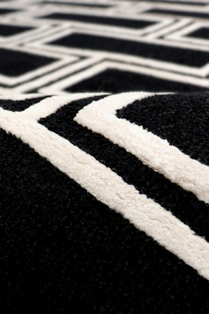 Pasargad Home Edgy Collection Hand-tufted Ivory Area Rug For Modern Elegance In Any Room   Pvny-21 9x12