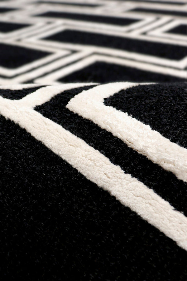 Pasargad Home Edgy Collection Hand-tufted Ivory Area Rug For Modern Elegance In Any Room   Pvny-21 9x12