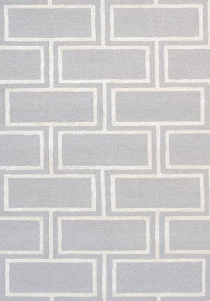 Pasargad Home Edgy Collection Hand-tufted Ivory Area Rug For Modern Elegance In Any Room   Pvny-22 8x10