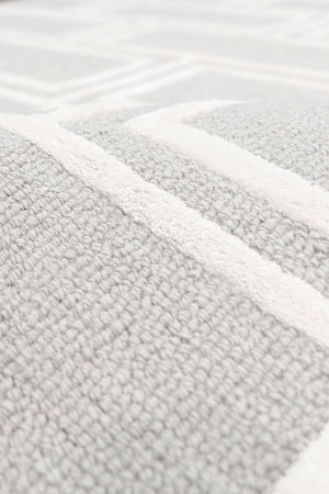 Pasargad Home Edgy Collection Hand-tufted Ivory Area Rug For Modern Elegance In Any Room   Pvny-22 8x10