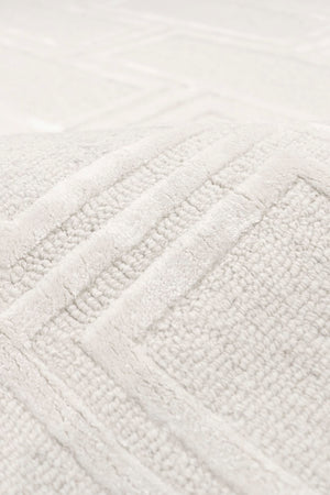 Pasargad Home Edgy Collection Hand-tufted Ivory Area Rug For Modern Elegance In Any Room   Pvny-23 12x15