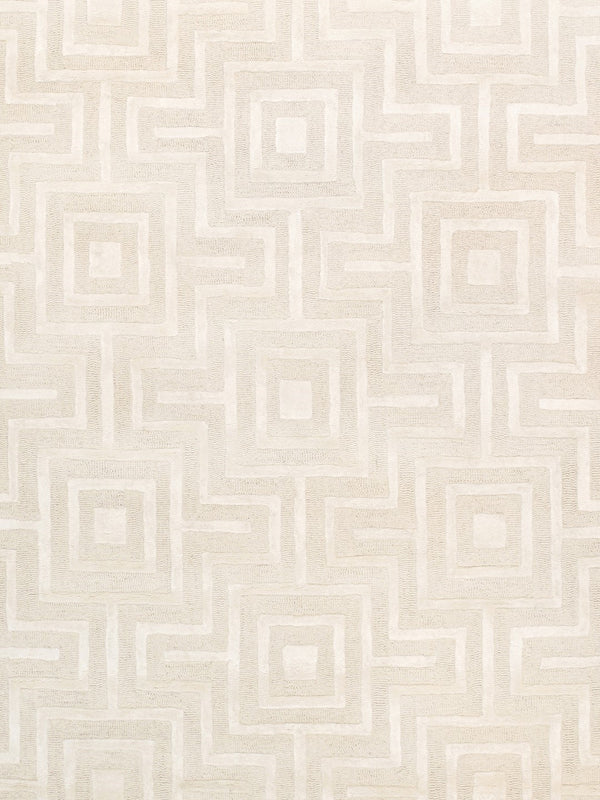 Pasargad Home Edgy Collection Hand-tufted Ivory Area Rug For Modern Elegance In Any Room   Pvny-24 9x12