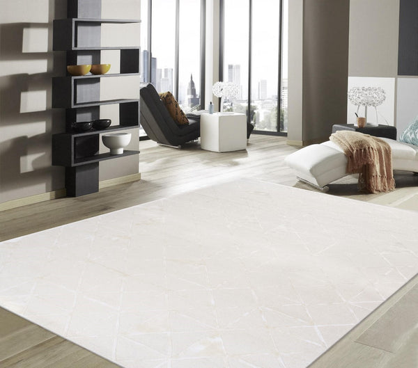 Pasargad Home Edgy Collection Hand-tufted Ivory Area Rug For Modern Elegance In Any Room   Pvny-25 10x14