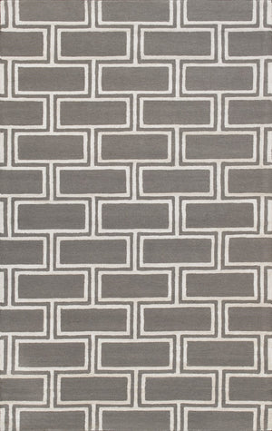 Pasargad Home Edgy Collection Hand-tufted Ivory Area Rug For Modern Elegance In Any Room   Pvny-26 5x8