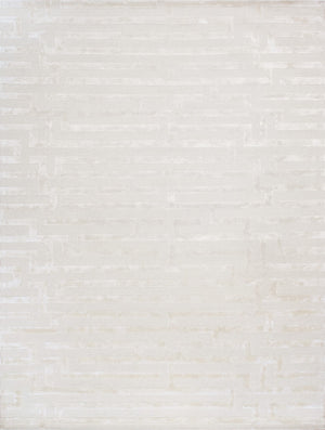 Pasargad Home Edgy Collection Hand-tufted Ivory Area Rug For Modern Elegance In Any Room   Pvny-27 8x10