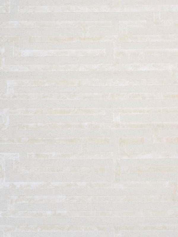 Pasargad Home Edgy Collection Hand-tufted Ivory Area Rug For Modern Elegance In Any Room   Pvny-27 8x10